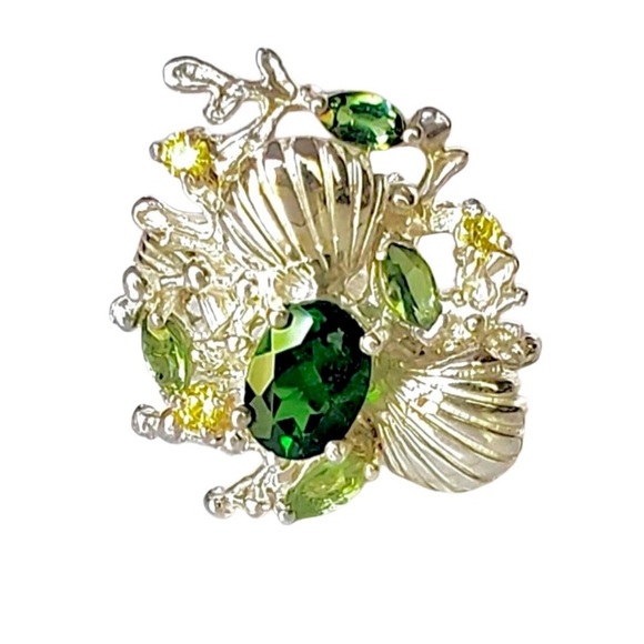 Sea Treasure Sterling & Gemstone Ring